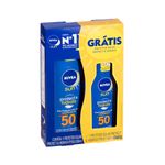 Kit-protetor-solar-protect---hidrata-fps50-200ml---protetor-solar-sensitive-kids-fps60-Nivea-100ml