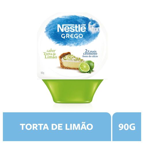 Iogurte Grego com Creme e Preparado de Torta de Limão Nestlé Pote 90g