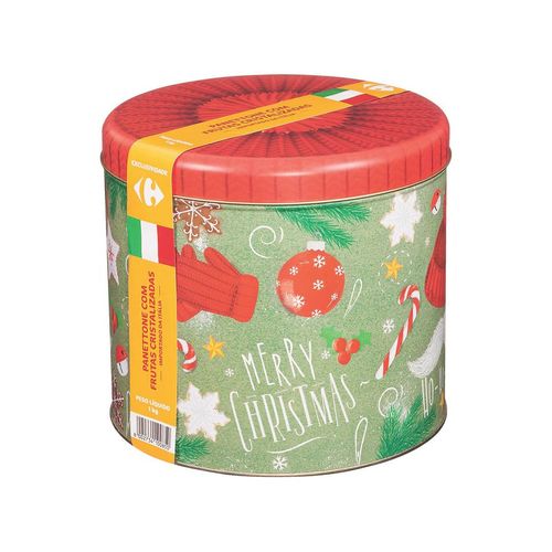 PANETTONE ITALIANO IMP FRUTAS LT 1KG