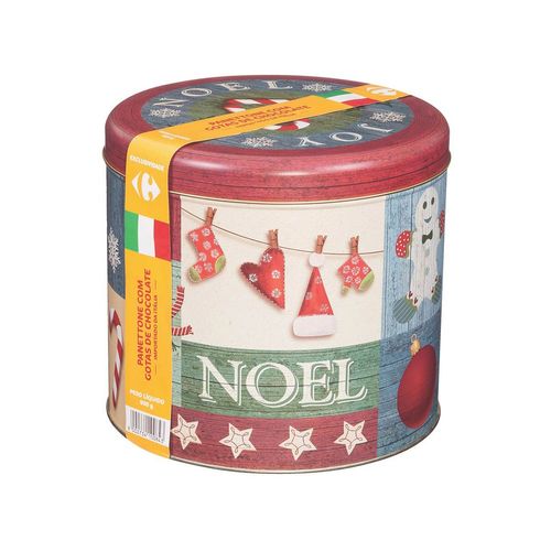 Panetone Italiano com Gotas de Chocolate Lata 900g