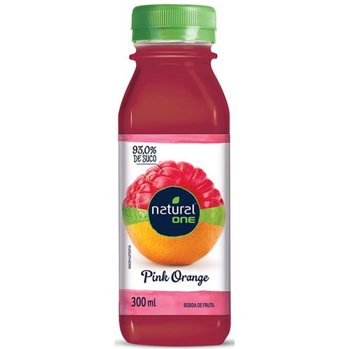 Suco Pronto Natural One Pink Orange Frasco 300 ml