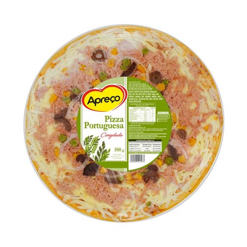 Pizza Apreço Portuguesa Congelada 500g