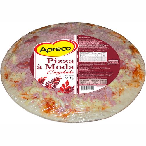 Pizza Apreço Congelada A Moda 750g