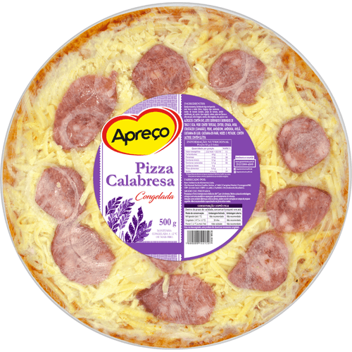 Pizza Apreço Congelada Calabresa 500g