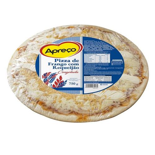 Pizza Apreço Congelada Frango Com Requeijão 750g