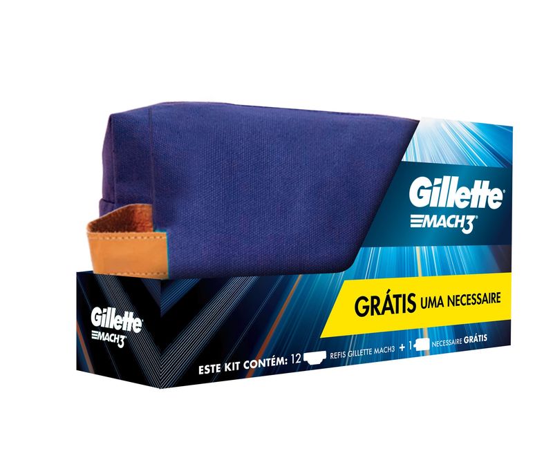 Kit-12-Cargas-De-Aparelho-Para-Barbear-Gillette-Mach3-Gratis-Necessaire