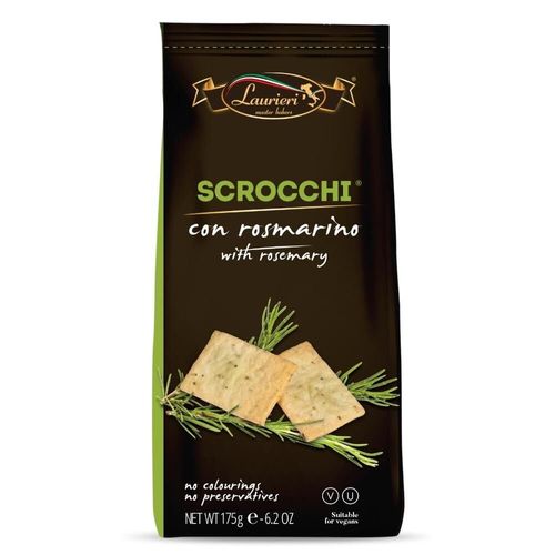 Scrocchi Laurieri Rosmarino Italiano Pacote 175g