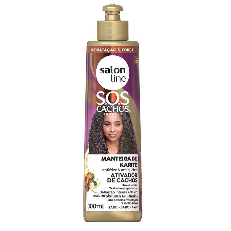 Ativador-De-Cachos-Salon-Line-Sos-Cachos-Manteiga-De-Karite-300ml