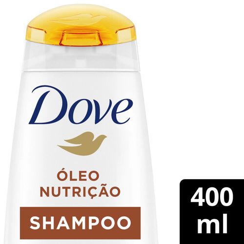 Shampoo Dove Nutrição + Fusão de Óleos Frasco 400ml