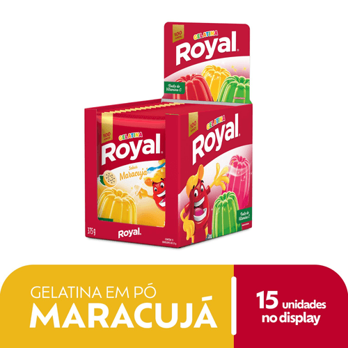 Gelatina Em Pó Royal Maracujá 25g