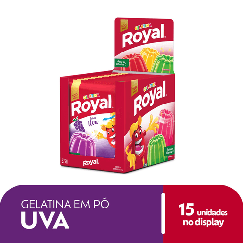 Gelatina Em Pó Royal Uva 25g