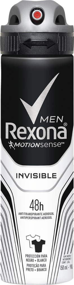 Antitranspirante-Aerossol-Invisible-72h-Rexona-Men-150ml-Spray