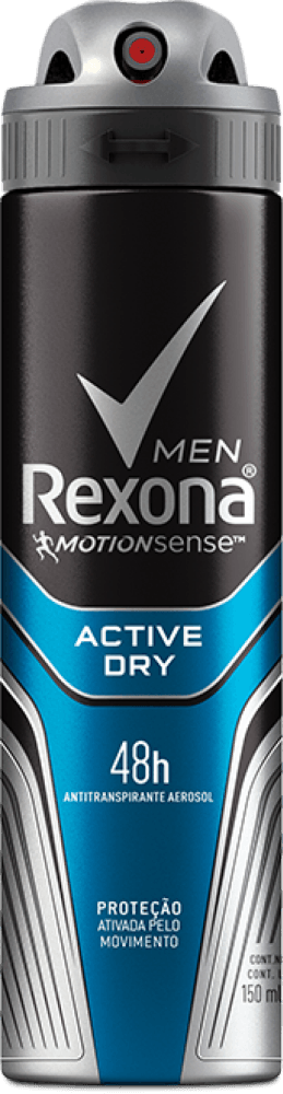 Antitranspirante-Aerossol-Active-Dry-72h-Rexona-Men-150ml-Spray