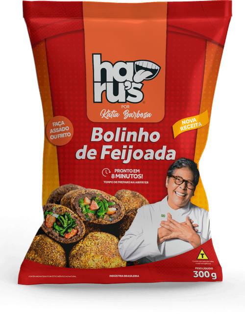 BOLINHO HARUS 300G-PC FEIJOADA