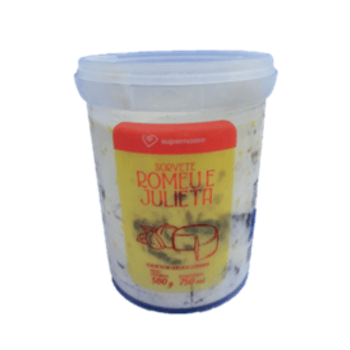 Sorvete Artesanal Supernosso Romeu e Julieta 750ml