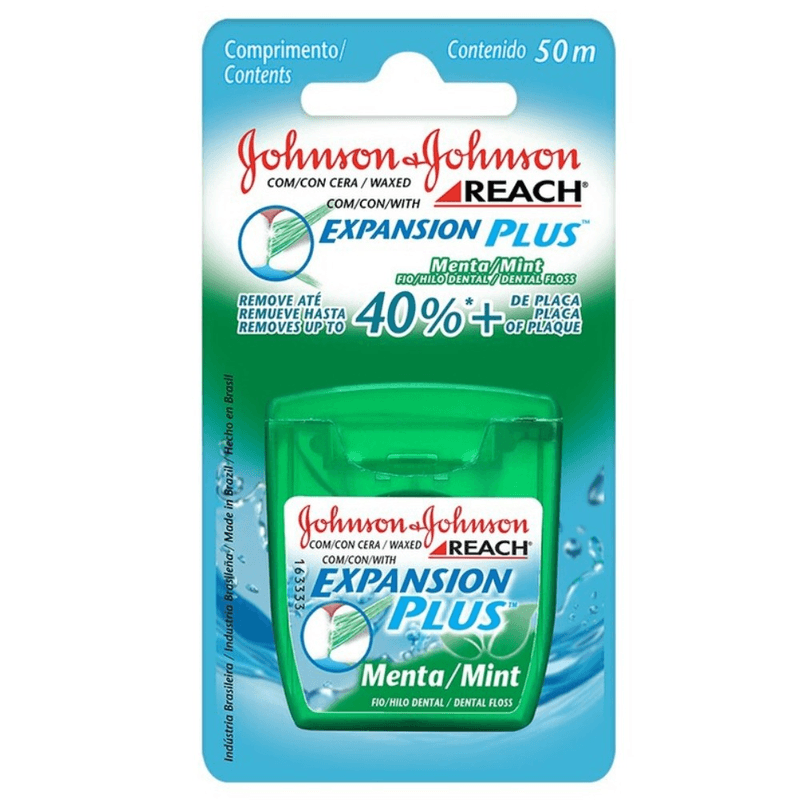 Fio-Dental-Johnson-s-Reach-Expansion-Plus-Menta-50-Metros-Unidade