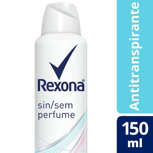 Antitranspirante Rexona Feminino Sem Perfume 150 ml