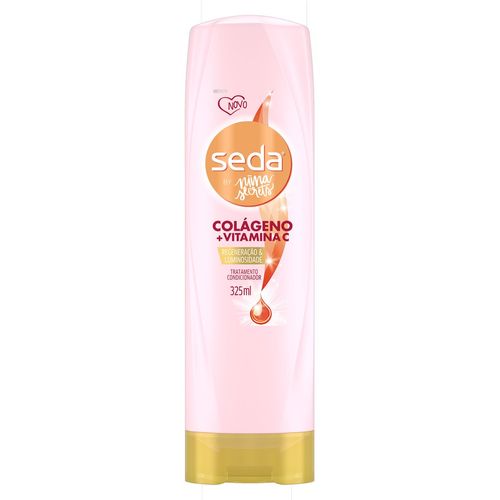 Tratamento Condicionador Seda by Niina Secrets Colágeno e Vitamina C Frasco 325ml