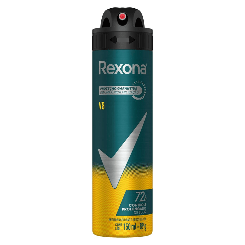 Antitranspirante-Aerossol-V8-72h-Rexona-Men-150ml-Spray