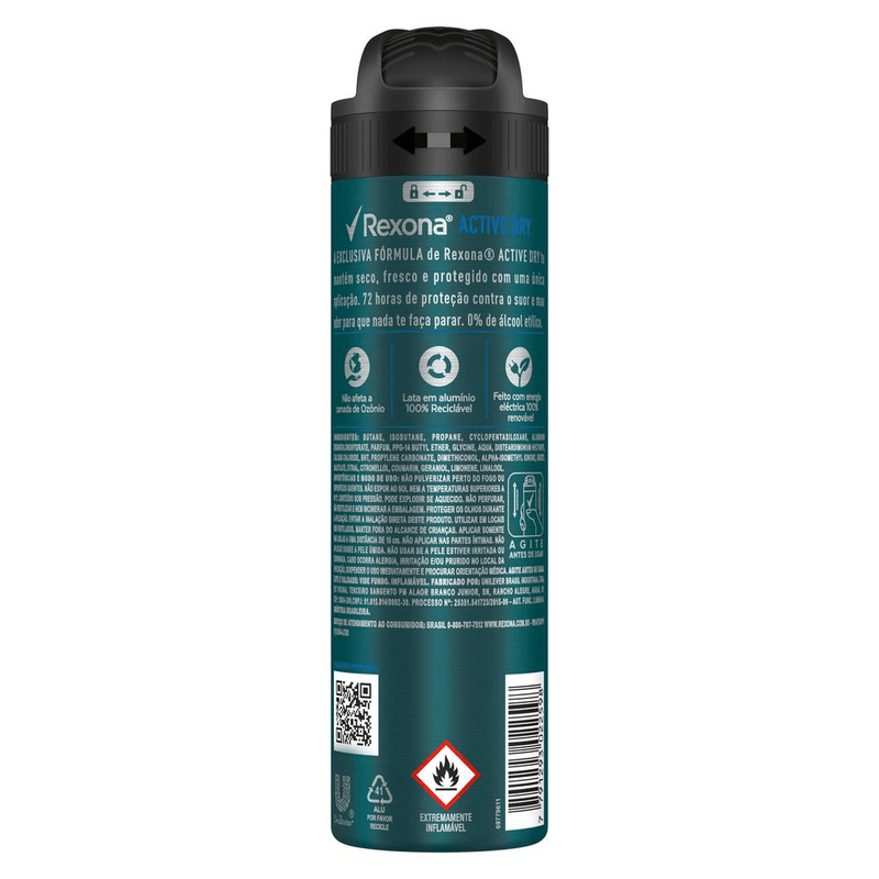 Antitranspirante-Aerossol-Active-Dry-72h-Rexona-Men-150ml-Spray