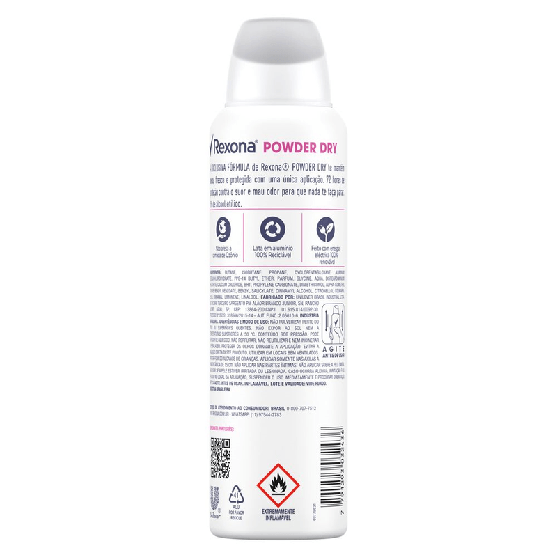 Antitranspirante-Aerossol-Powder-Dry-72h-Rexona-150ml-Spray