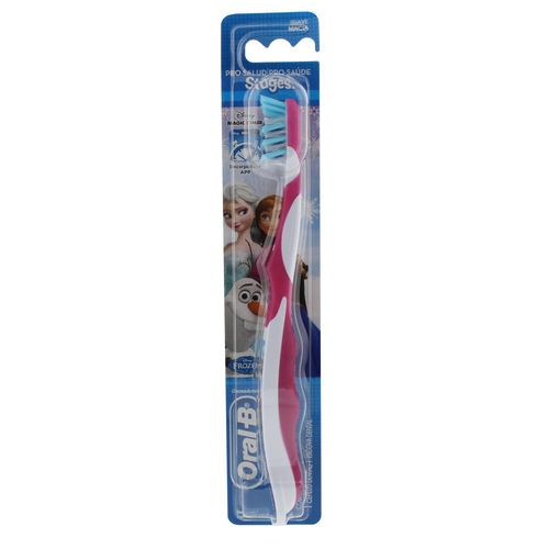 Escova Dental Infantil Macia e Suave Frozen Oral-B Pro-Saúde Stages