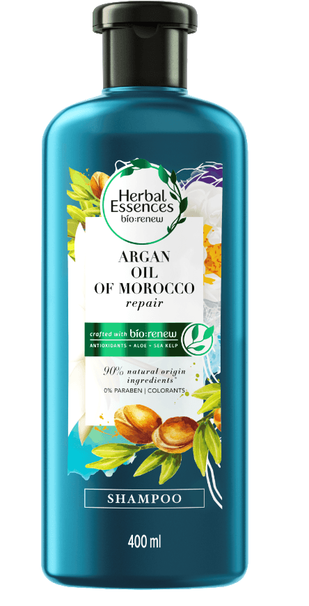 Kit Herbal Essences Bio:Renew Shampoo Óleo de Argan 400ml + Condicionador Óleo de Argan 400ml + Óleo Capilar 100ml