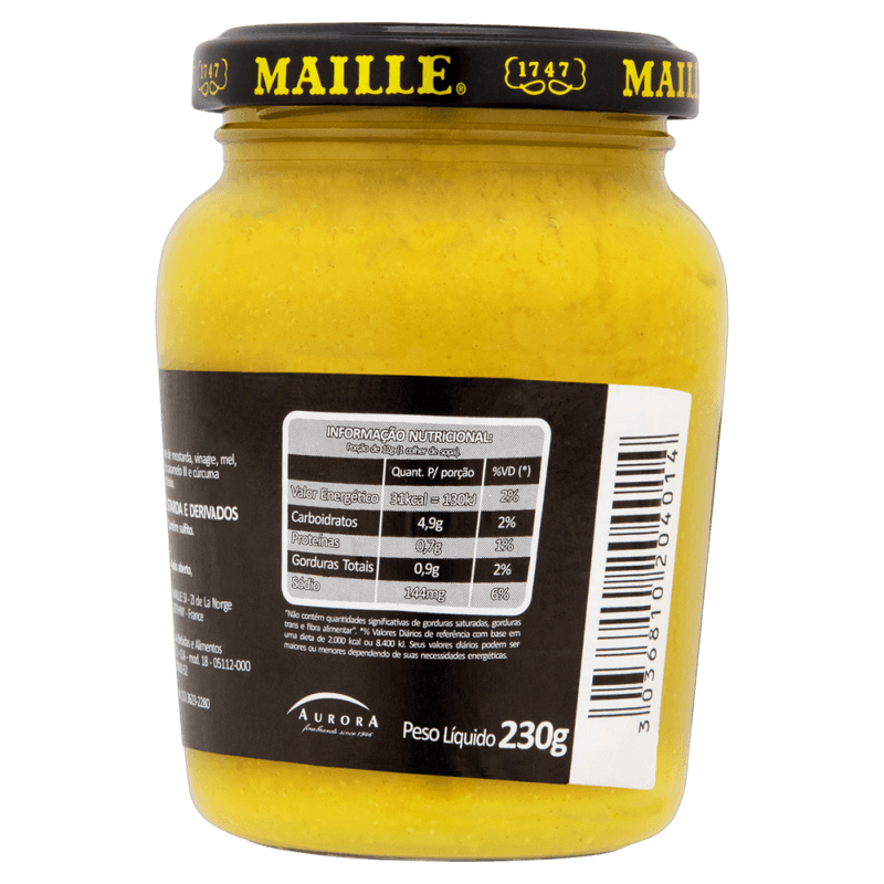 Mostarda-Dijon-com-Mel-Maille-Vidro-230g