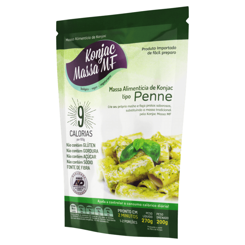 Massa-Alimenticia-de-Fibra-Macarrao-Penne-Konjac-Massa-MF-Pouch-Peso-Liquido-270g-Peso-Drenado-200g