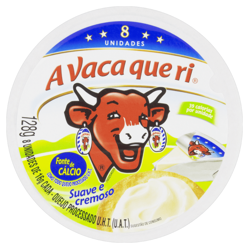 Queijo-Processado-UHT-Suave-e-Cremoso-A-Vaca-que-Ri-128g-8-Unidades-de-16g-Cada