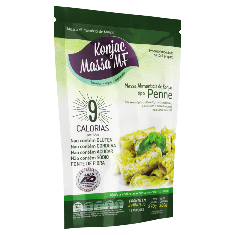 Massa-Alimenticia-de-Fibra-Macarrao-Penne-Konjac-Massa-MF-Pouch-Peso-Liquido-270g-Peso-Drenado-200g