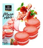 Macarons-Recheado-Frances-LE-TARTI-Morango-Caixa-60g