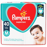 Fralda-Descartavel-Infantil-Pampers-Supersec-M-6-a-10kg-Pacote-40-Unidades