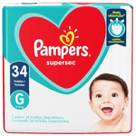 Fralda-Descartavel-Infantil-Pampers-Supersec-G-9-a-13kg-Pacote-34-Unidades