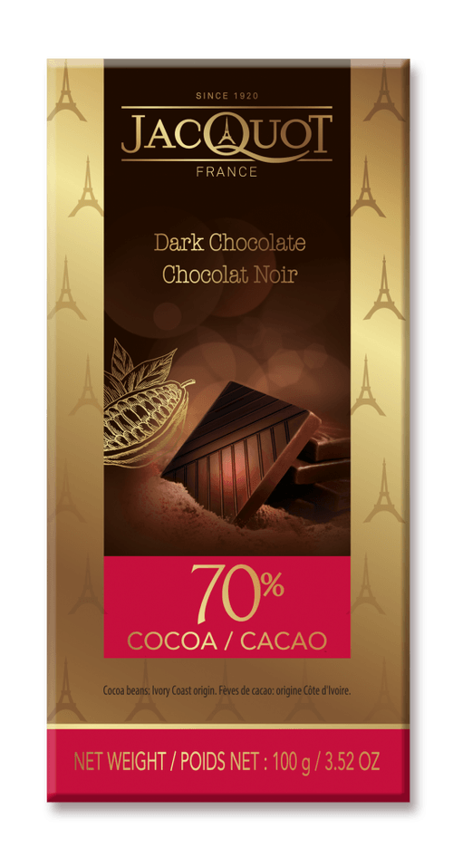 Chocolate Frances Jacquot Dark 70% Cacau 100g