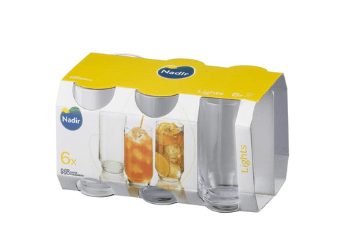 Jogo de Copos Nadir Figueiredo Lights 300ml | Com 6 Unidades | Ref:7704