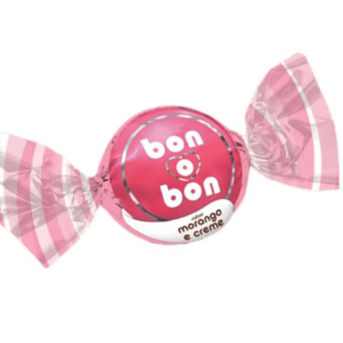 Bombom Bon O Bon 15g Morango E Creme