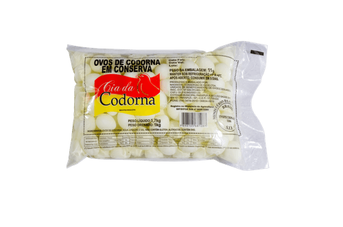 OVO CODORNA CONSV CIA CODORNA 900G -BAG