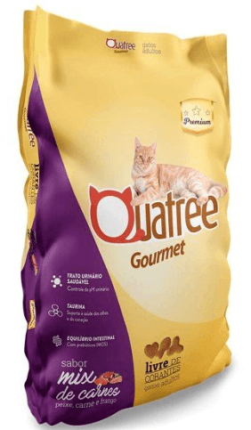 RACAO GATO QUATREE 1KG-PC MIX CARNES