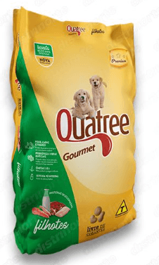 RACAO CAO QUATREE GOURMET 1KG-PC FILH