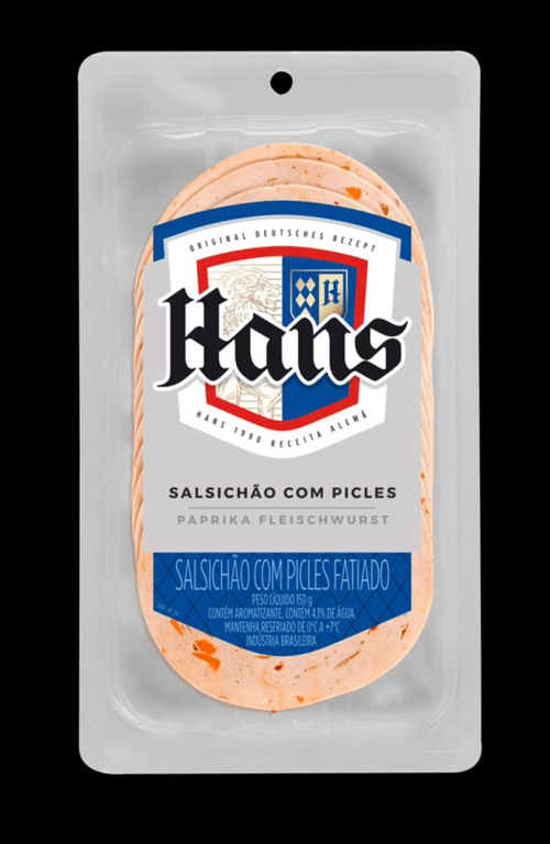 Salsichão com Picles Fatiado Hans com 150 g