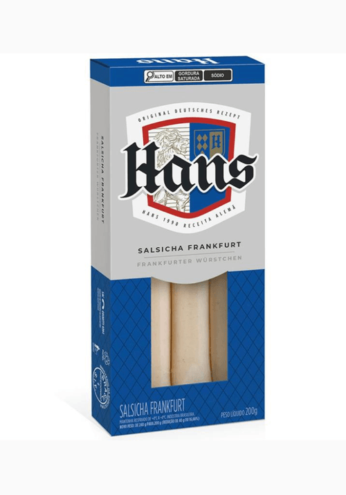 Salsicha Frankhurt Hans 200g