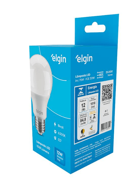 LAMP LED ELGIN 12W 6500K