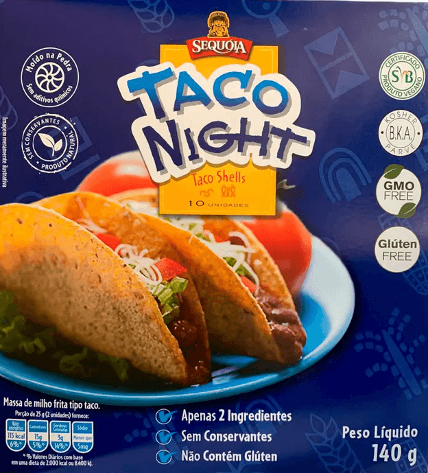 Taco Shell de Milho Taco Night 140g