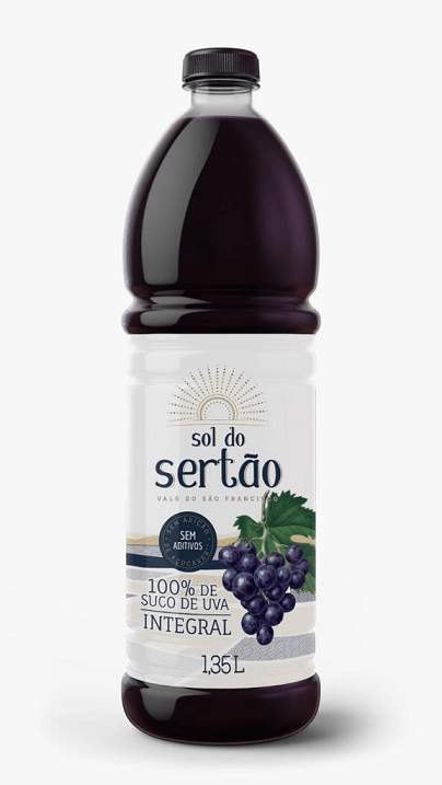 Suco Sol Do Sertao 1,35l - Integral De Uva