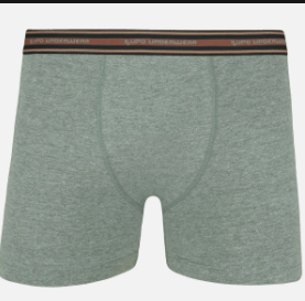 Cueca Alg Lupo Boxer 1un Cinza Mesc/M