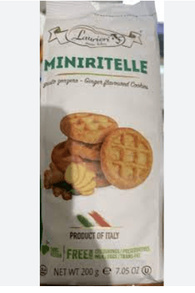 BISC ITAL LAURIERI MINIRITELLE 200G GENGIBRE