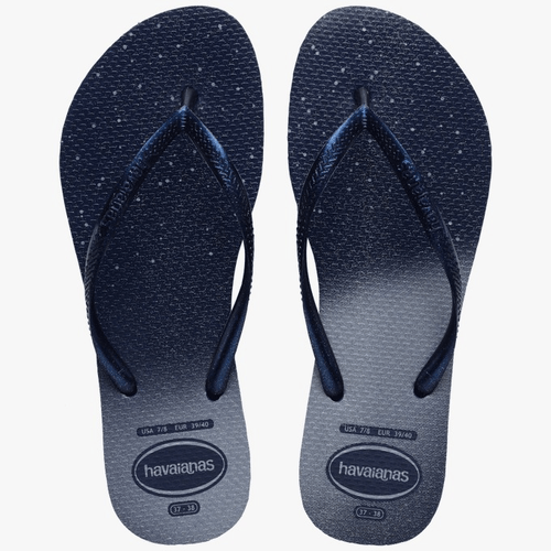 Chinelo Marinho/Marinho Slim Gloss Havaianas n° 33/34