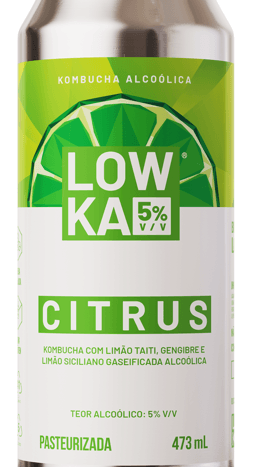 Beb Alc Kombucha Lowka 473ml-Lt 5% Citrus
