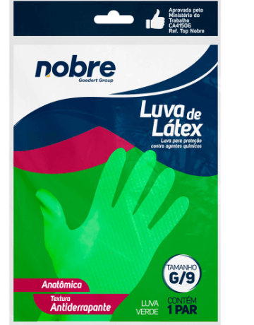 LUVA LATEX NOBRE TAM M